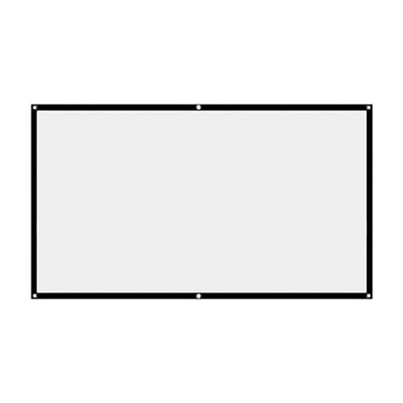 Projektorin kangas yksinkertainen verho 100 TUUMAA 100 tuumaa