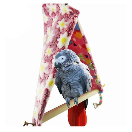 2 stk Fuglehus i træ designet med siddepinde til små fugle