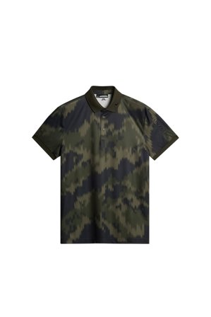 J.Lindeberg - Golf - Tour Tech Print Polo - Green - - XXL