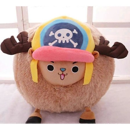 35 cm One Piece Tony Tony Chopper Kawaii Tegneserie Plysdukke Legetøj Pude Håndvarmer Fyldt Dukke Sofa Ryglæn Pude Pigers Gave Style B