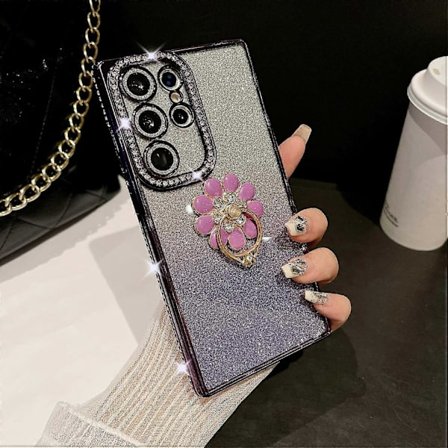 Elektropläterad Kant Stödfodral med Kameralinsskydd för Samsung Galaxy S25 Ultra