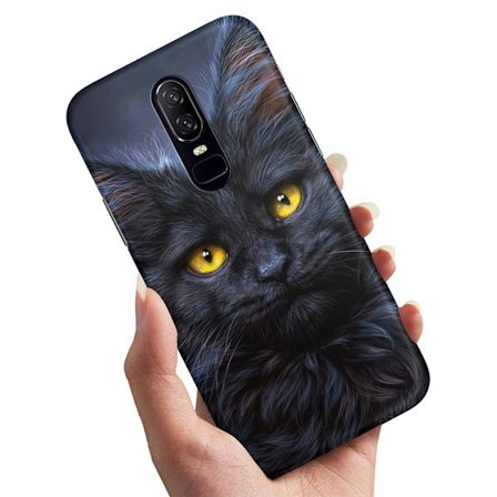 OnePlus 7 Pro - Skal/Mobilskal Svart Katt