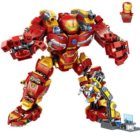 76274 Hulkbuster Slaget om Wakanda Byggeklodssæt Klassisk Marvel Superhelt Filmmodel Klodser Børnelegetøj Gave