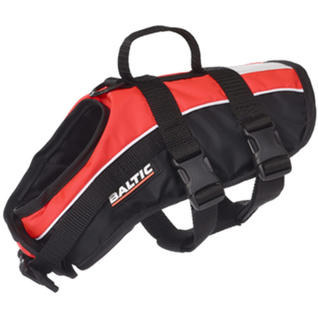 Baltic - Hundevest Redningsvest Mascot Sort/Rød 40++ kg XX-Large - Hund - Hundetrening & bruksspor - Flytevester - ZOO.no