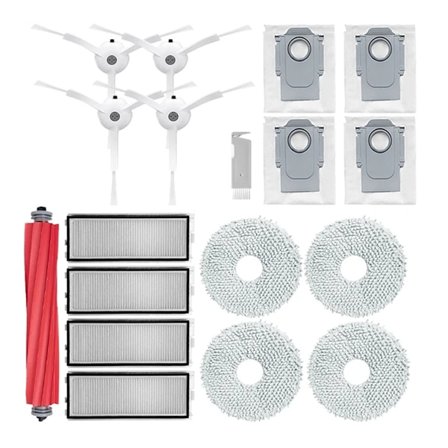 För Roborock Qrevo Pro / Qrevo MaxV / Qrevo S P10 Pro Robotdammsugare Borste Filter Moppar Dammpåse Ersättningsdelar
