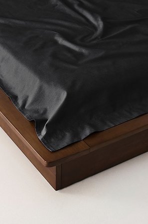 Jotex - Lakan Dubbelsäng Ekologisk Gråsvart ZACK - Köp Lakan hos Jotex