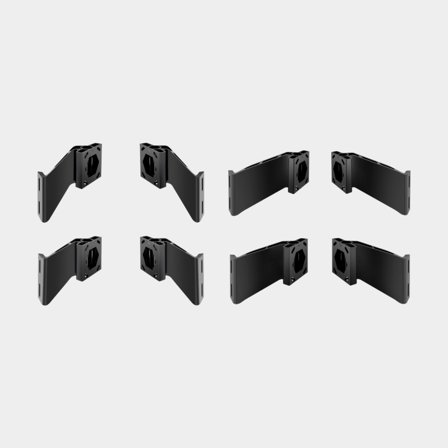 Suporte de jackplate Minn Kota P86, alumínio, bombordo, preto, compatível com Raptor