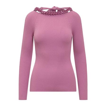 Giuseppe Di Morabito, Round-neck Knitwear Roze, Dames, Maat:XS