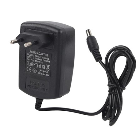 AC 100-240V til DC 12V 3A Strømforsyningsadapter Transformer til Strip LED-lys EU-stik
