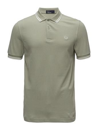 Twin Tipped Fp Shirt Polos Short-sleeved Grøn Fred Perry