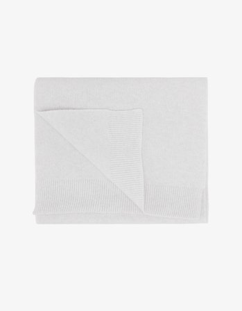 Merino Wool Scarf - Limestone Grey - One Size