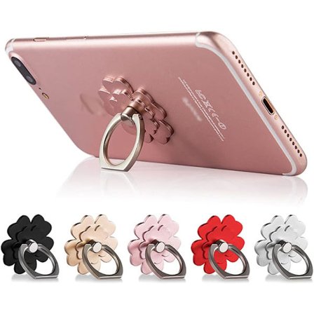 Phone Ring Holder, 360 Degree Rotation Beautiful Flower Phone Ring Stand Finger Grip Compatible with Various Mobiles