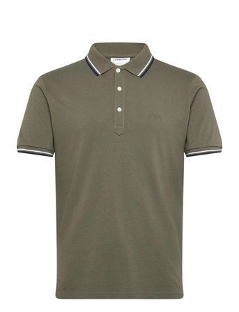 Lindbergh Polo Shirt W?. Contrast Piping - Green - S