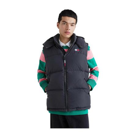 Tommy Jeans Vests , Zwart , Heren , Maat: S