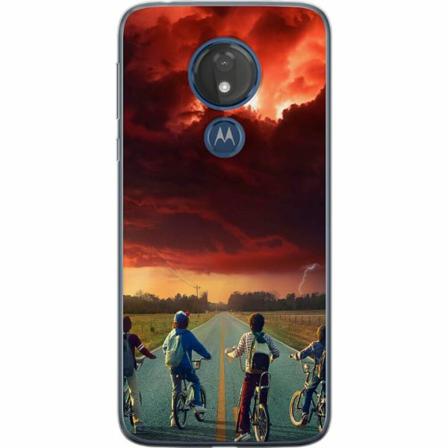 Motorola Moto G7 Power Genomskinligt Skal Stranger Things