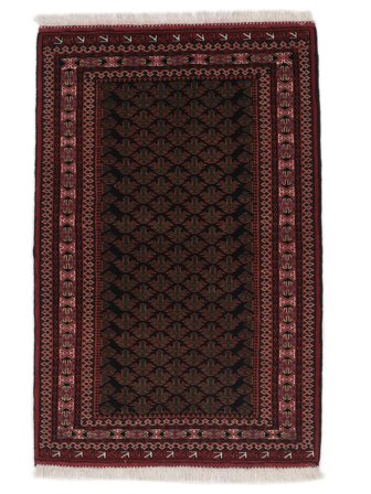 Pequeño Turkaman Alfombra 83X124 Lana