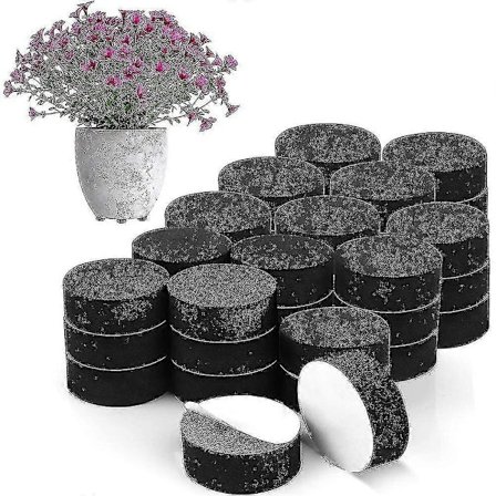 60 stk Potteføtter Blomsterpotteføtter Utendørs Usynlige Plantepotte Risers Pad -YoGu (FMY)