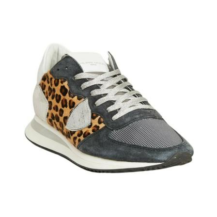Philippe Model Trpx Pony Leo running sneakers Grå, Dame, Størrelse: 37 EU