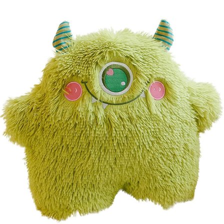 Söpö iso hirviö pehmolelu Kawaii pehmotyyny pehmeä jättipehmo mukava sarjakuva vihreä (vihreä 45cm)