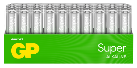 GP Batteries GP Super Alkaline AAA-batteri, 24A/LR03 40-pack