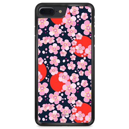 Bjornberry Skal iPhone 8 Plus - Japan Blommor