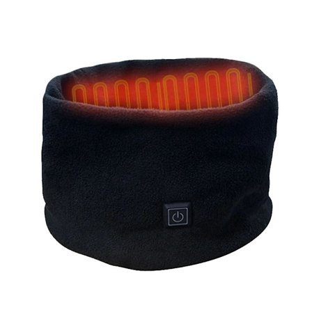 Vinter Elektrisk Oppvarmet Skjerf Nakkevarmer USB Oppladbar Nakkevarmer 3 Hastighetsjustering Fleece Skjerf For Sykling Ski