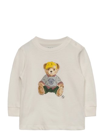 Ralph Lauren Baby | Polo Bear Cotton Long-Sleeve Tee | 75-79