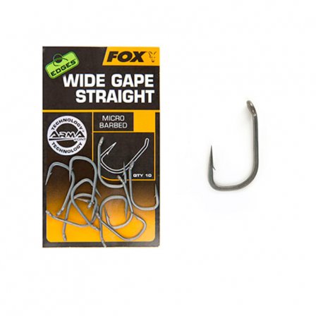 Fox Edges Armapoint Wide Gape Straight Size 6