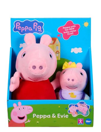 Peppa Plush 2Pk Pink Proxy