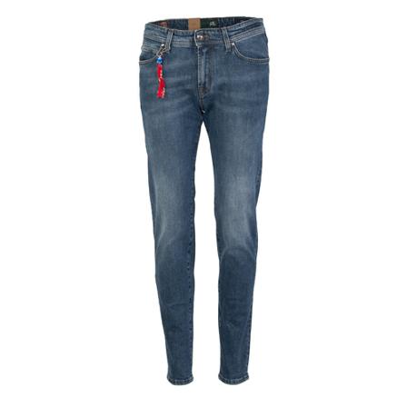 Roy Roger's Slim-fit Jeans blå, Herr, Herr, Storlek: W30