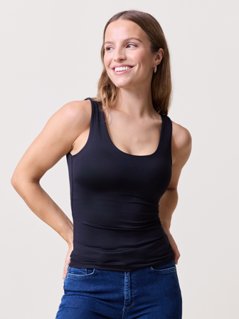 MATCH - Helena singlet - Va Vite - Str. S - Dame - Topper & T-skjorter - Svart - 92% polyamid, 8% elastan