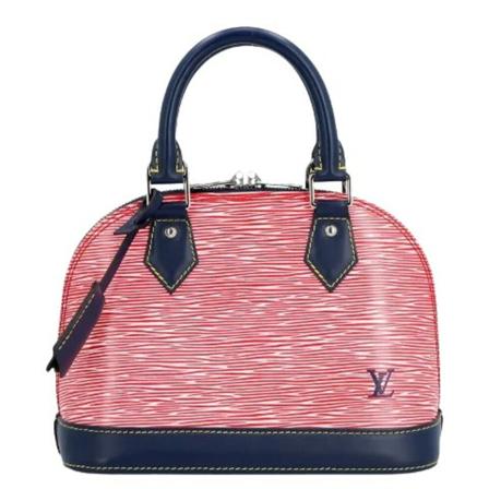 Louis Vuitton Vintage Pre-owned Leather handbags röd, Dam Vintage Väskor, Dam, Storlek: ONE SIZE