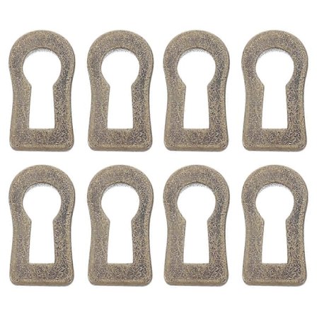 10 stk. Antikk Nøkkelhull Deksel Metall Nøkkelhull Deksel Dekorativ Nøkkelhull Innlegg Skiltplate