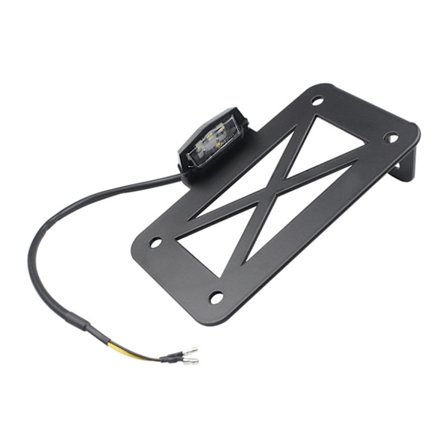 Vintage Motorcykel Registreringsbeslag Nummerpladeholder, Metalramme