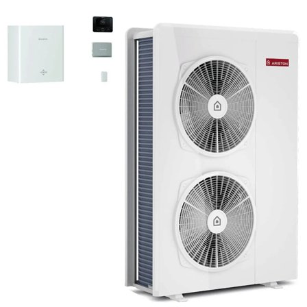 Pompa di calore aria-acqua Ariston Nimbus M Hybrid Universal Net R32 15 kW Inverter Trifase A++ WiFi
