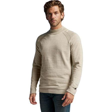 Cast Iron, Round-neck Knitwear Beige, Heren, Maat:L,Cotton