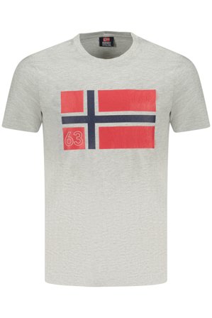 Norway 1963 T-shirt Maniche Corte Uomo Grigio