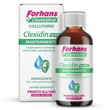 Forhans Collutorio Clexidin 0,12 Senza Alcool 200ml