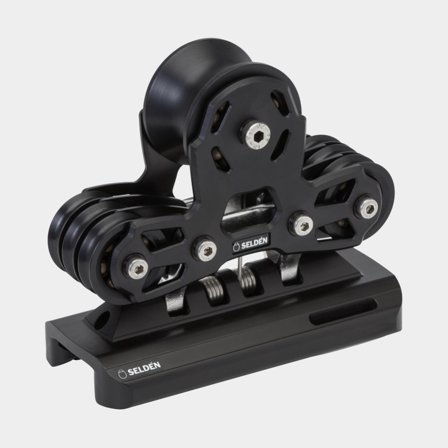 Seldén System 30 - Main Ball Bearing Car, Ball Bearing Sheaves, 6:1 Purchase, German Sheeting (443-351-01)