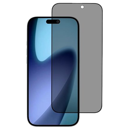 SKALO iPhone 17 Pro Privacy Hærdet Glas Skærmbeskyttelse - Sort