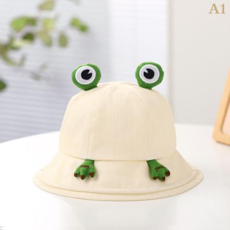 E Frog Hat Kvinnliga Bucket Hats Dam Fiskare Hattar
