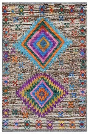 Hand Knotted Moroccan Berber - Afghanistan 81X125