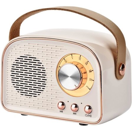Retro Bluetooth Højttaler, Trådløs Vintage Højttaler, Udendørs Wi, ZQKLA