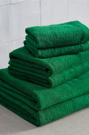 Jotex - Håndklesett i 6-pack Grønn farge - DARCY - Kjøp Håndklesett hos Jotex