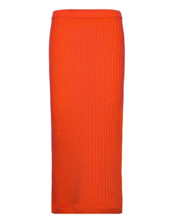 Rib Knit Skirt Orange Filippa K