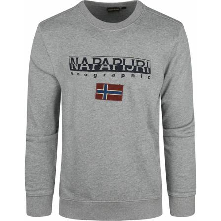 Napapijri Sweater Grå, Herre, Størrelse: M