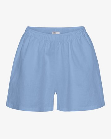 Linen Shorts - Seaside Blue - Female - M