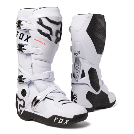 Cizme Motocross FOX Instinct Alb 45