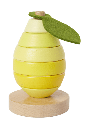 Koja Stapeltorn FILIPPA Träleksaker Gul ONESIZE