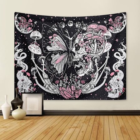 130x150cm Sienet ja perhoset seinävaate luonnonkoristeisiin Peittopeitto kodin olohuoneeseen makuuhuoneen asuntolan sisustukseen